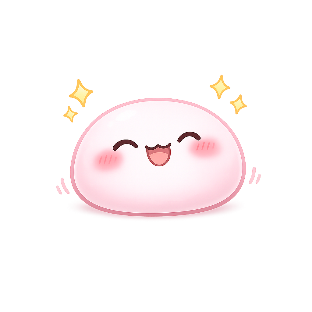 Mochi is cheering