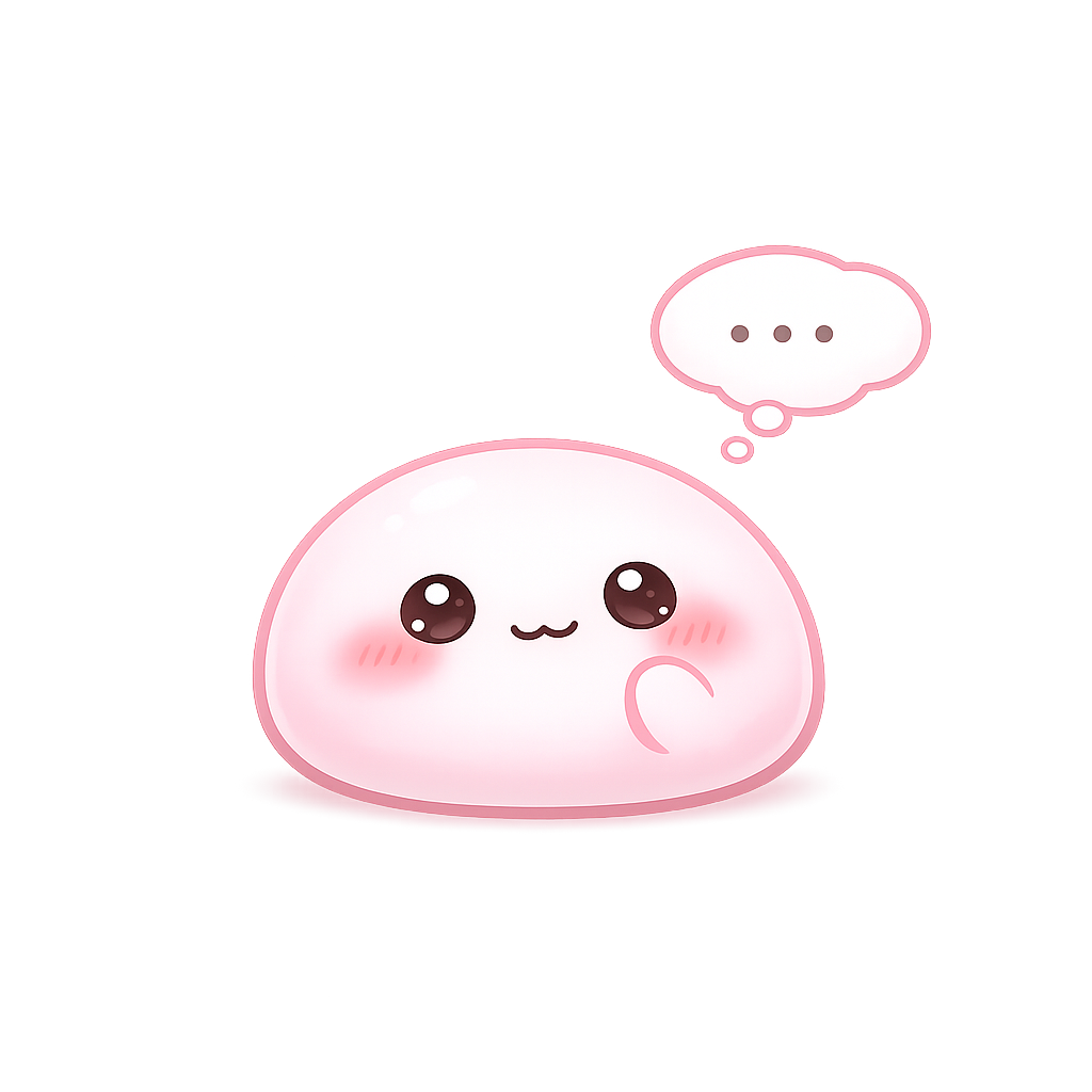 Mochi is thinking